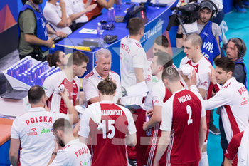 2019-06-21 - time-out Polonia (coach Vital Heynen) - NATIONS LEAGUE MEN - POLONIA VS ARGENTINA  - INTERNATIONALS - VOLLEYBALL